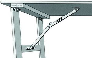 Compas Pied Banc Pliant 400 Mm Jar1545 Trenois Decamps La Solution Quincaillerie