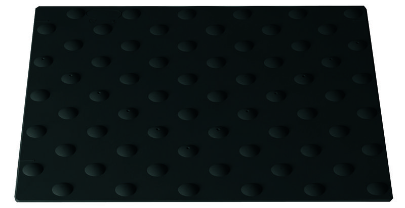 445 x 400 mm noir Dalle podotactile auto adh/ésive